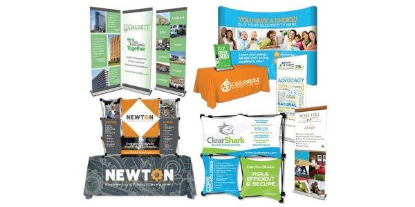 We also print and supply tradeshow graphics and products.