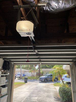 New garage door opener