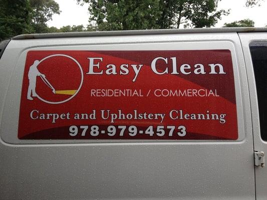 Easy Clean Carpet & Upholstery Cleaning Company Logo, located in Beverly MA