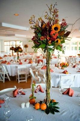 Table arrangements at my wedding! Amazing!