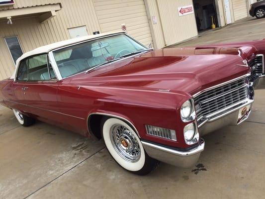 Old or new we repair them all! 1966 Cadillac Coupe DeVille repair and refinish fender only