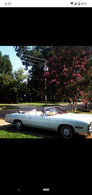 1976 Cadillac El Derado. Just an all around beauty. Over a dozen hours in paint restoration, looks like Murphy drove away happy and fresh.