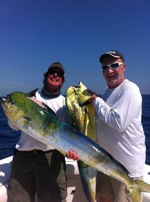 3-13-2016 With Ken & Debbie. During our fun filled one-day trip they caught Sailfish, Bonita, Mahi Mahi, & Mackerel.