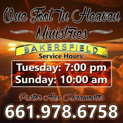 One Foot In Heaven Ministries