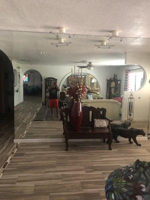 Large wall mirrors