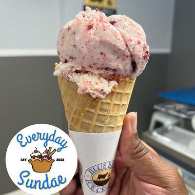 Red Velvet Waffle Cone