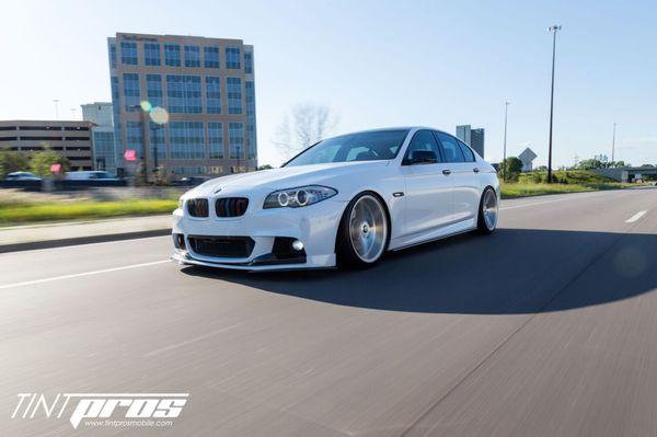 BMW 7 Series in white Before