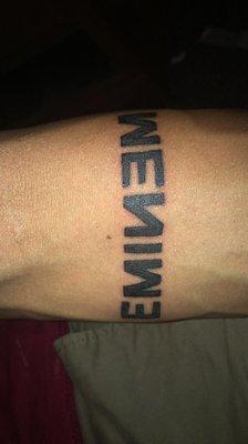 Eminem tattoo done by Jose!