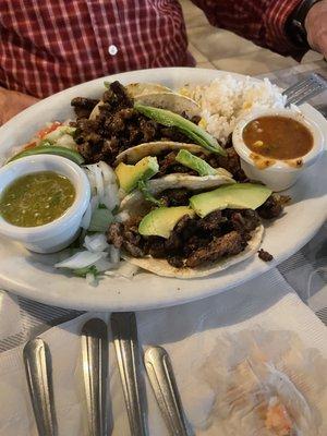 Carne asada tacos