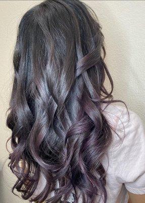 Nice transitional purple ombre