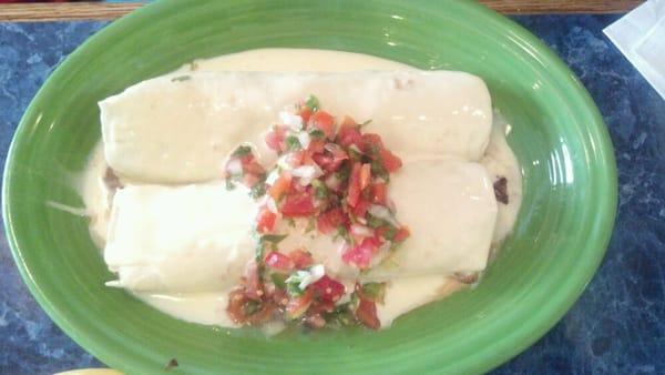 Cheesesteak burrito