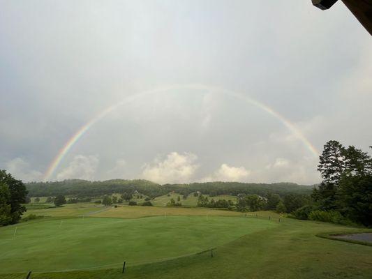 Rainbow over Trenton Golf Course