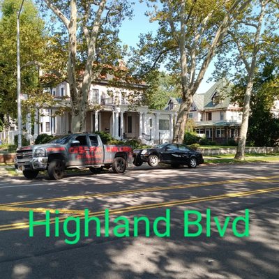 Picking up Cadillac STS Highland Blvd Cypress Hills Brooklyn