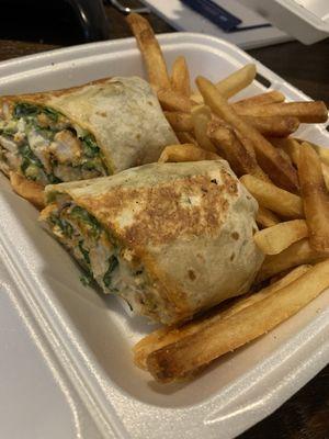 Chicken Caesar wrap