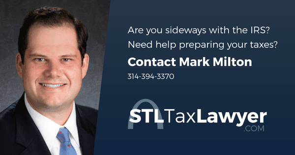 Mark Milton provides tax resolution, tax preparation, and all other tax law services.