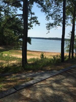 Site 54. Beautiful day at the lake.