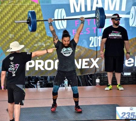 One of the Coaches from CF Lena at WODAPALOOZA