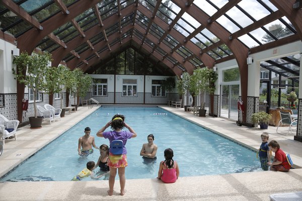 Heated indoor pool