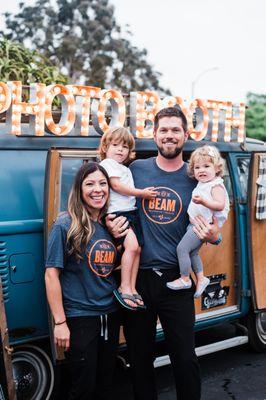 Dr. Schaefer, board certified orthodontist, his wife and treatment coordinator Diana, and their sweet babies!