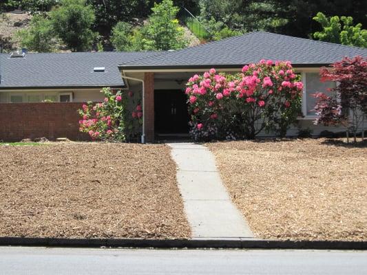 Orinda home before makeover.