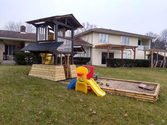 Play set, designed and built by Jack Goetz