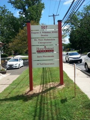 Street sign for Marc Rubenstein DC original office established in 1995!   Visit us at 507 Germantown Pk, Lafayette Hill PA Tel. 610-828-8667