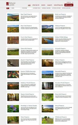 Natural Lands -- (currently) all 20 of their preserves, per their website