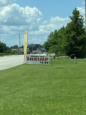 Shrimp sign