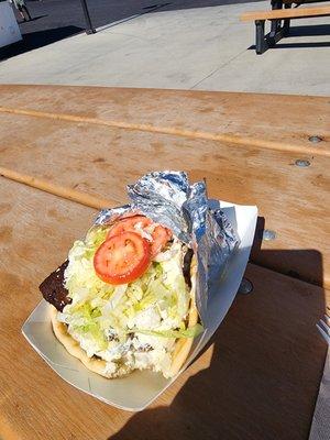 OPA GRILL loaded Gyro. Delicious!!