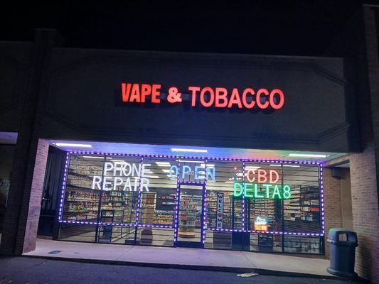 Tobacco and vape it's new