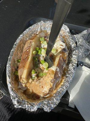 Swamp Boat loaded potato