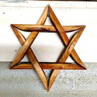 Woven Wood Collection | Star of David #03