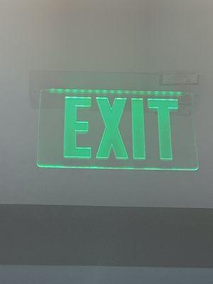 H&M green and white exit lantern Altamonte Mall Altamonte Springs fl august 15 2023