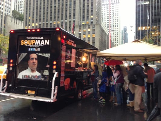 Food Truck custom fabricated for The Original Soup Man.  This vehicle was built serve different types of hot fresh premium so...