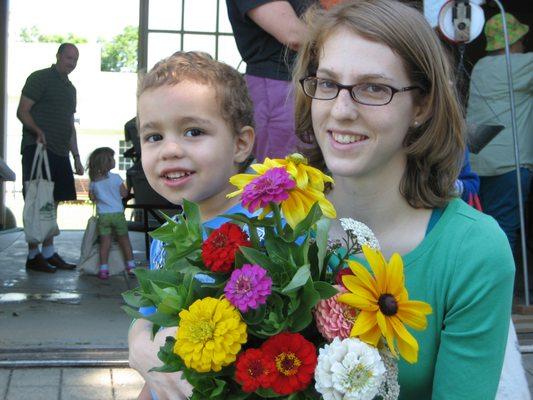 We have amazing pick your own flowers for free!