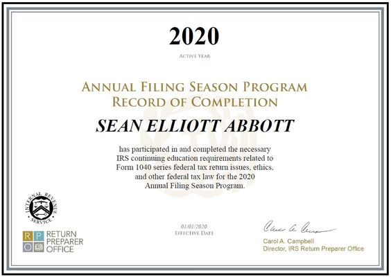 Sean Abbott - 2020 AFSP