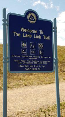 Trail signage