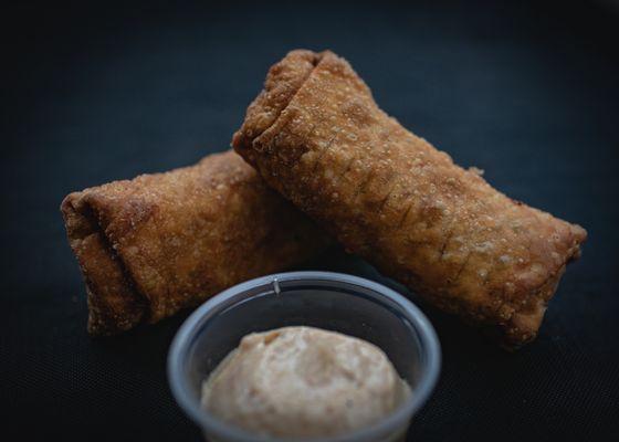 Chicken Cheesesteak Eggrolls w/Chipotle Aioli