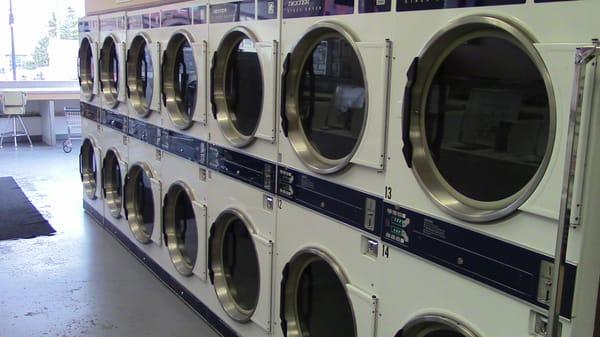 We have 20+ Dryers @ $.25 for 7 min.