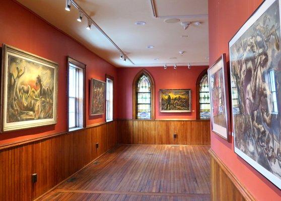 Harold L. Olmsted Gallery is free and open to the public We-Fr noon to 5pm and Sa from 10am to 2pm.