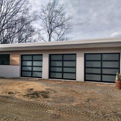 Avante Full Glass garage doors