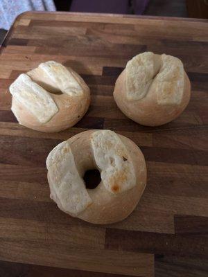 Very inconsistent bagels