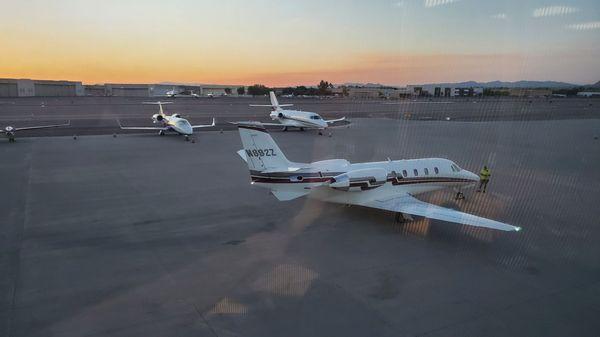 Beautiful evening for a flight