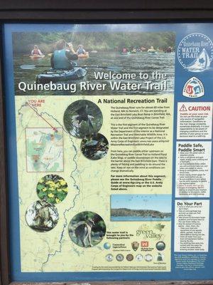 The Quinebaug River Trail is a gem in Central Massachusetts.