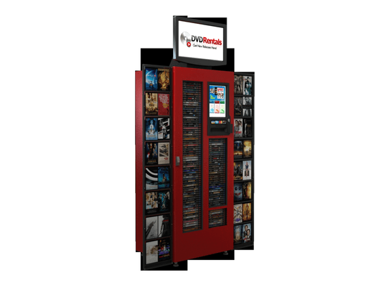 Our rental kiosk, which you can visit at the Rolling Meadows BP station.