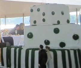 Not so great wedding cake.