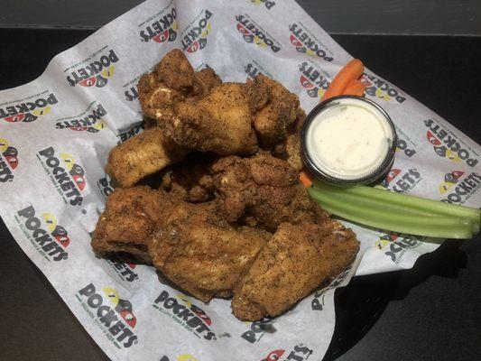 Delicious lemon pepper chicken wings