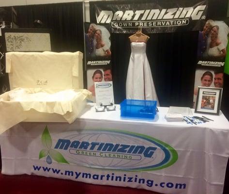 Our booth at Wonderful World of Weddings at State Fair Park.