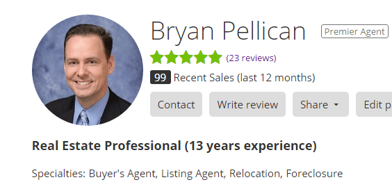 Very proud of my Zillow profile and ratings. If you are looking for a great agent, look no further and call me at 702-430-6836