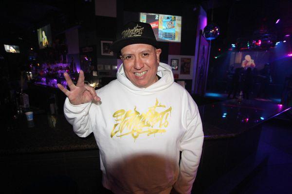 DJ APX 1 with the Panic 39 Junglist Hoodie and Snapback Hat